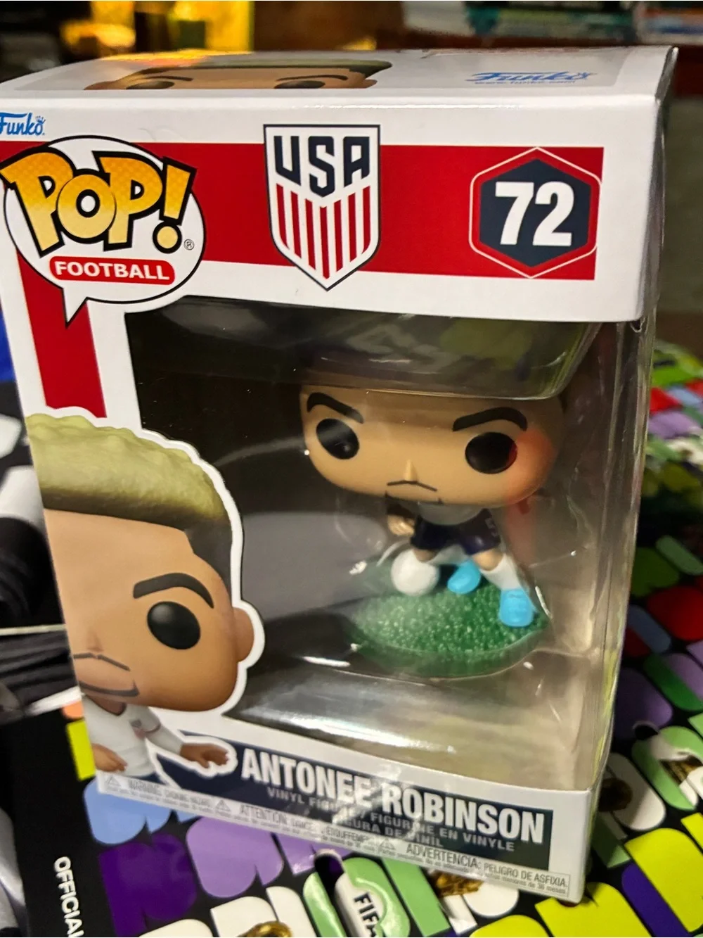 FUNKO POP! ANTONEE ROBINSON WORLD CUP 2026 TEAM USA #72 VINYL FIGURE w/PROTECTOR